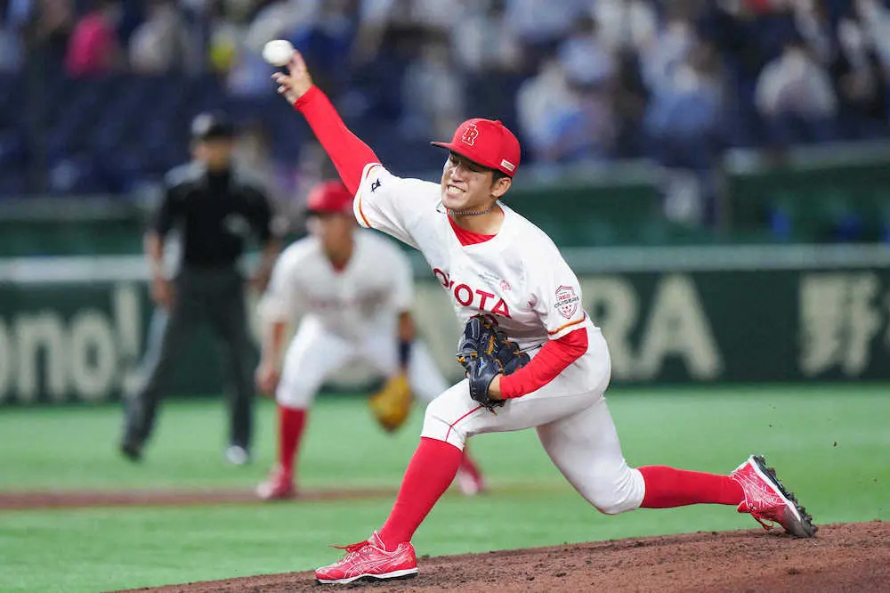 【画像・写真】トヨタ自動車　3年ぶり初戦突破　吉野緊急降板もロングリリーフの渕上4回零封の好投