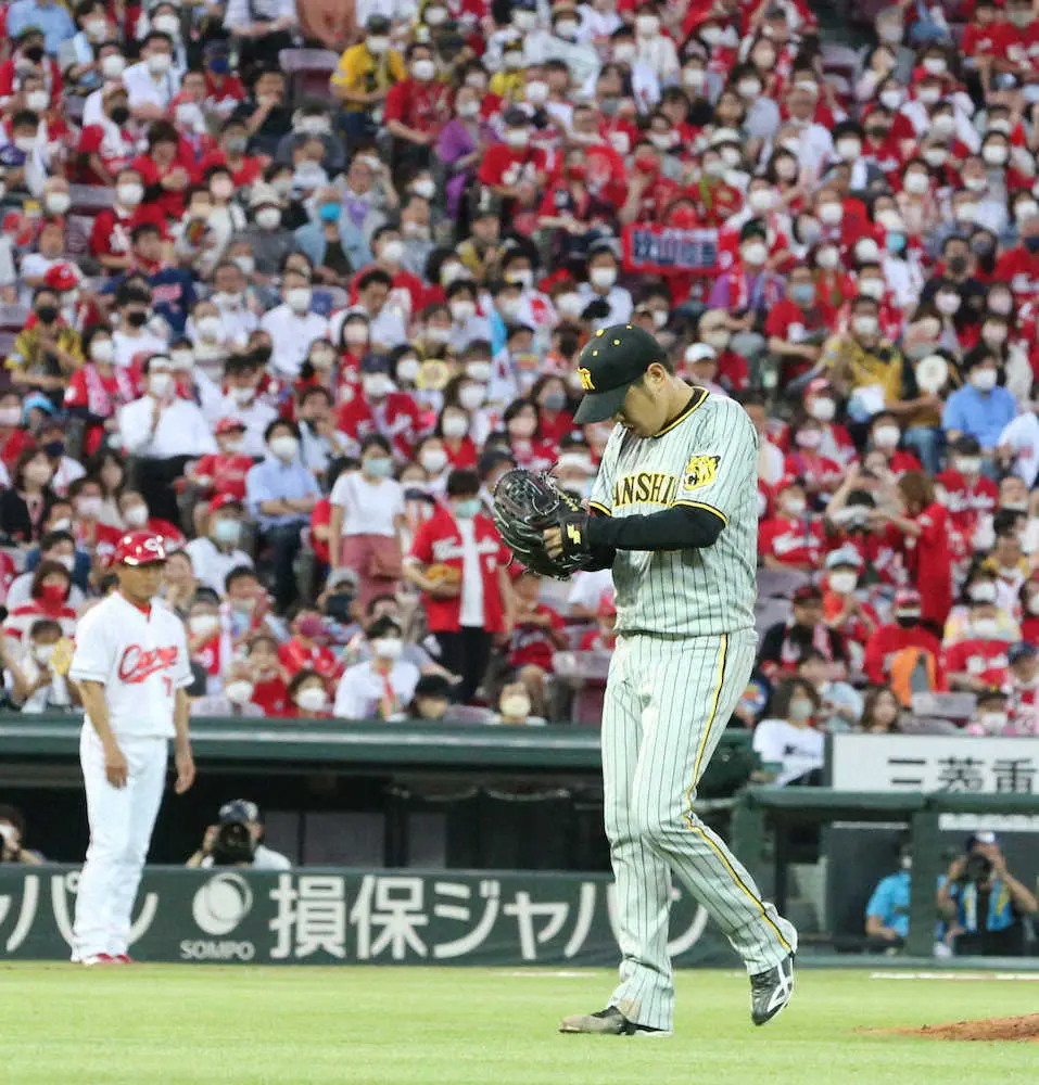 【画像・写真】阪神・西勇　苦手・秋山から2打席連続二ゴロ併殺奪う　