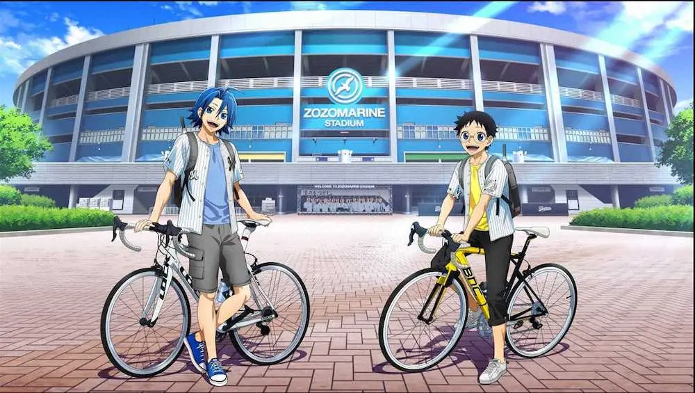 【画像・写真】ロッテと「弱虫ペダル」がコラボ　8月26、27日楽天戦　原作者の渡辺航氏も来場