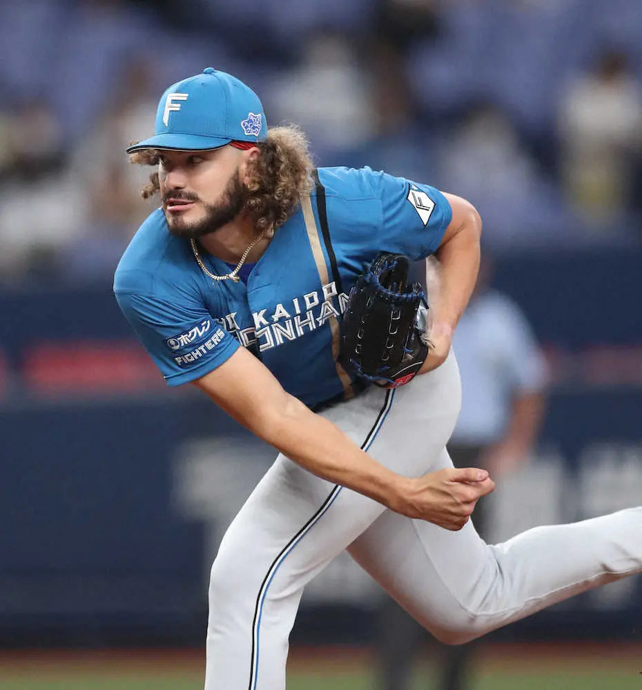 【画像・写真】日本ハム・ポンセ　またも吉田正に被弾…5回まで無失点も6回に崩れ降板、逆転許し2勝目お預け