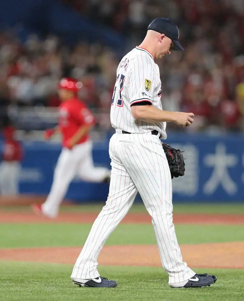 【画像・写真】ヤクルト守護神マクガフ2被弾…優勝マジック再点灯ならず　広島戦の連勝9でストップ