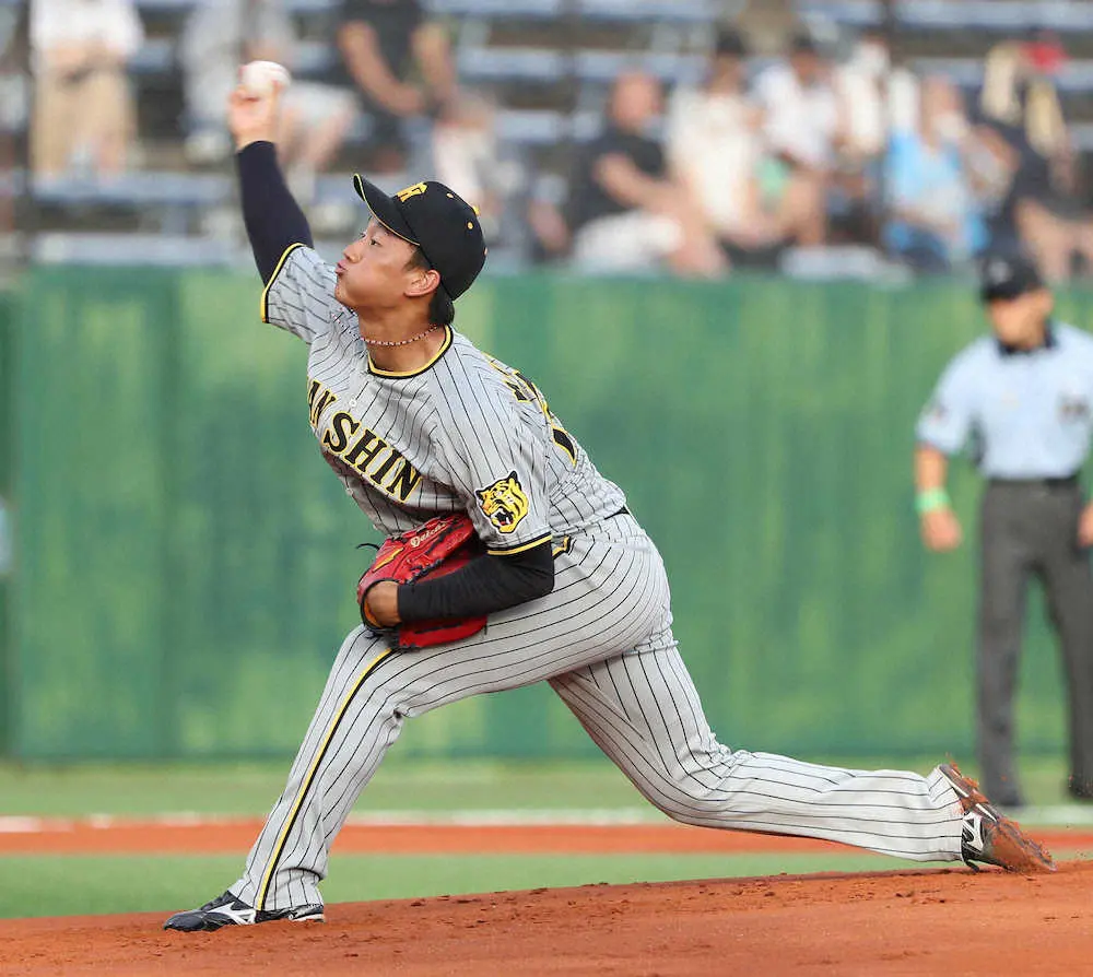 【画像・写真】【フレッシュ球宴】15球のストレートに阪神・森木の濃密な日々を見た