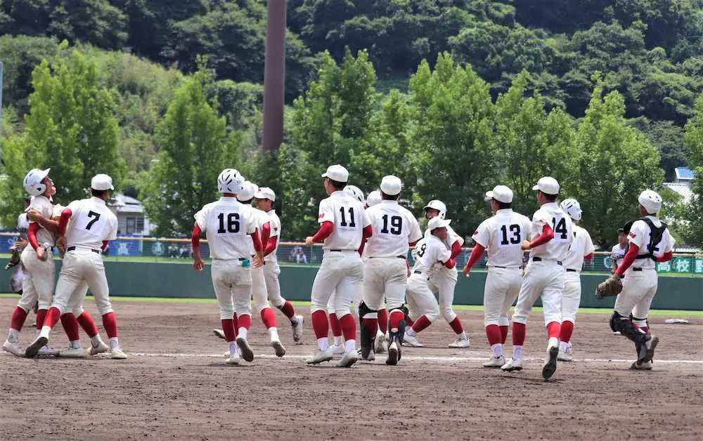 【画像・写真】古豪・桐蔭、10年ぶり4強　サヨナラ打のヒーロー「目標は甲子園での勝利」　大ピンチにも笑顔のエース