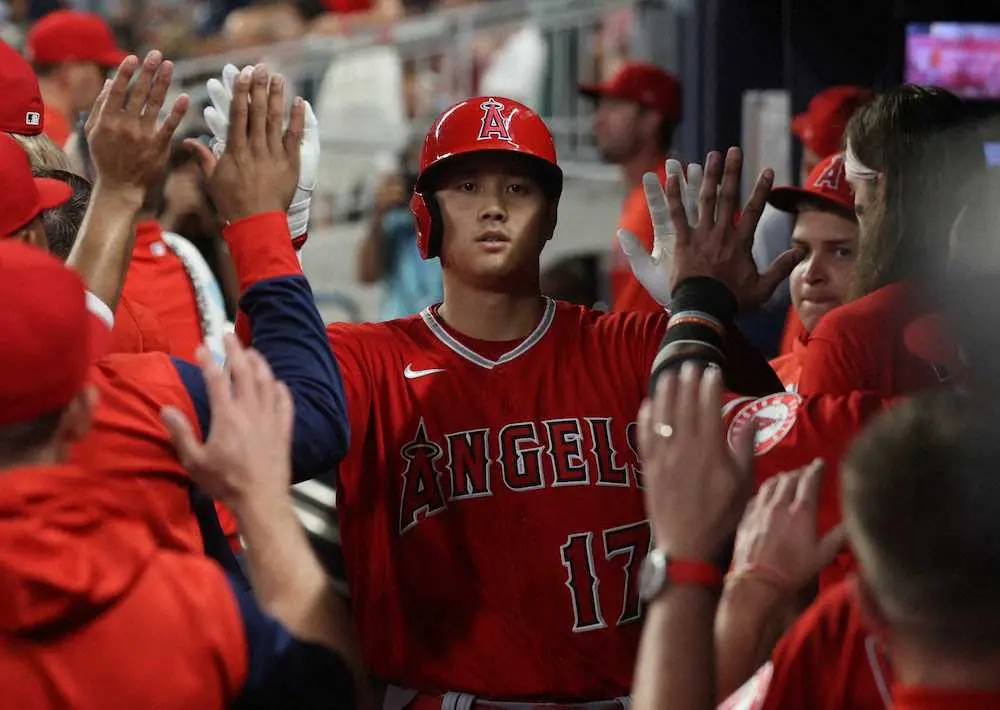 【画像・写真】大谷翔平　20号アーチ！2年連続3度目　9試合ぶり強烈！角度22度、177キロ弾丸ライナー