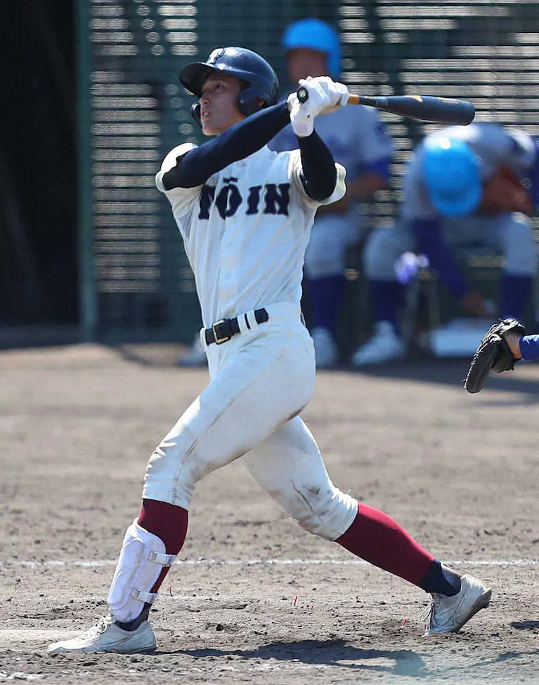 大阪桐蔭のプロ注目 松尾 お目覚め今夏1号で高校通算33号 この1本で勢いに乗っていきたい スポニチ Sponichi Annex 野球
