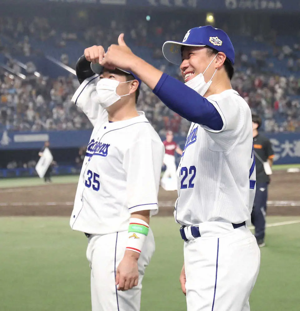 【画像・写真】中日・大野雄、松山で雪辱投　2回パーフェクトで敢闘選手賞をゲット