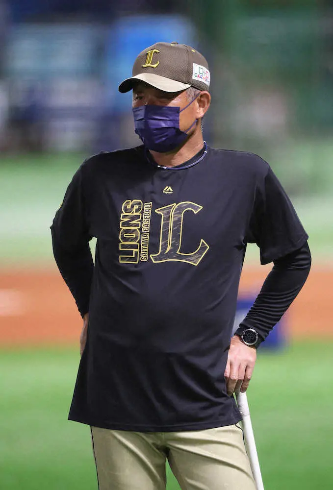 【画像・写真】西武・辻監督　先発に“完投一番乗り”を切望　今季12球団で唯一完投なし