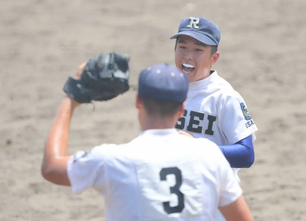【画像・写真】履正社　8回満塁ピンチで2年生バッテリー増田&坂根「3年生の最後にしてはいけない」