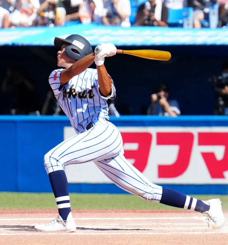 【画像・写真】東海大菅生　2年連続決勝進出！DeNA・小池コーチ父に持つ祐吏が延長10回V撃