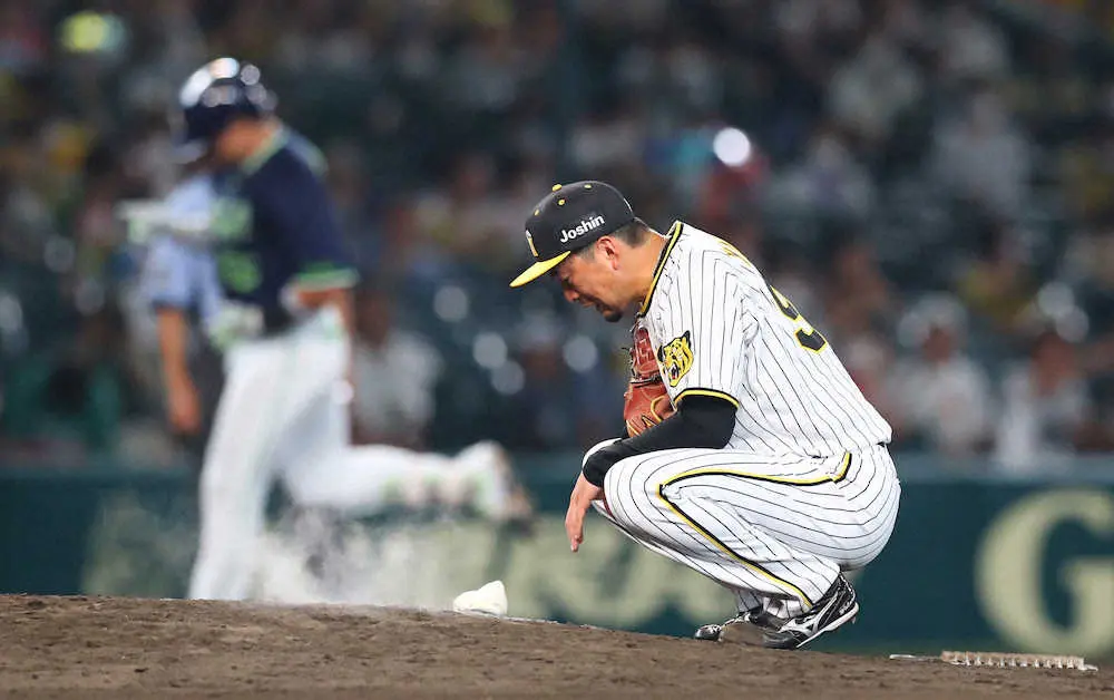 【画像・写真】ヤクルト村上が2戦連発35号ソロ！　大山＆岡本和に14本差＆92打点独走　打たれた渡辺しゃがみ込む