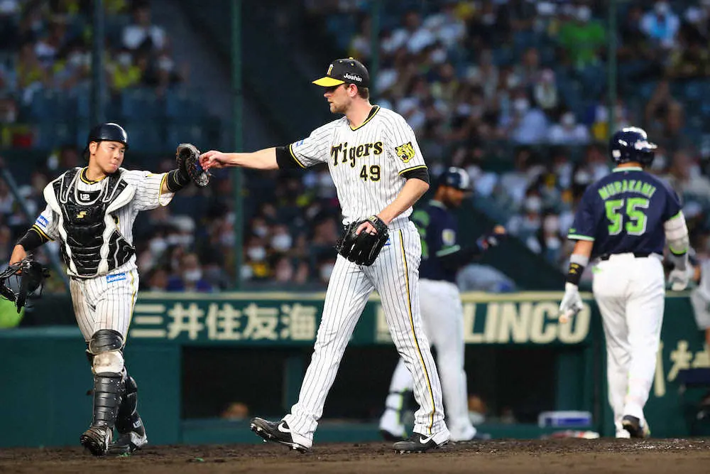 【画像・写真】阪神・ガンケル、6勝目お預けも6回零封!三塁踏ませず　甲子園では今季8戦先発で防御率驚異の1.07