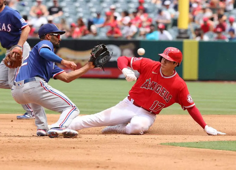 【画像・写真】エンゼルス・大谷　2試合連続安打、第3打席まで三塁打含むマルチに四球で全て出塁