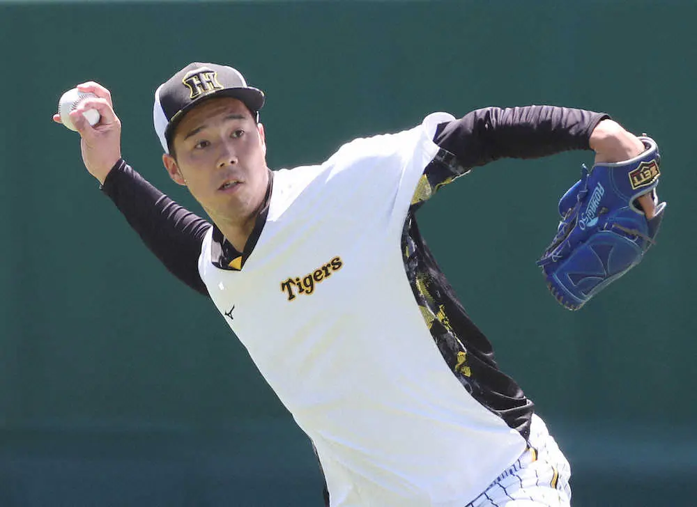 【画像・写真】阪神・青柳らが甲子園で指名練習に参加　前半戦11勝の大黒柱を今季初めて週頭に起用