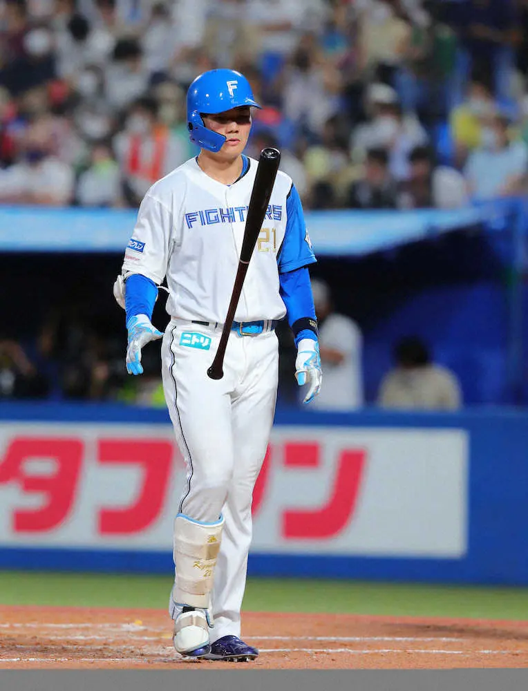 【画像・写真】日本ハム・清宮、恩師・栗山監督の期待応えられず　「4番・一塁」で先発出場も4打数無安打