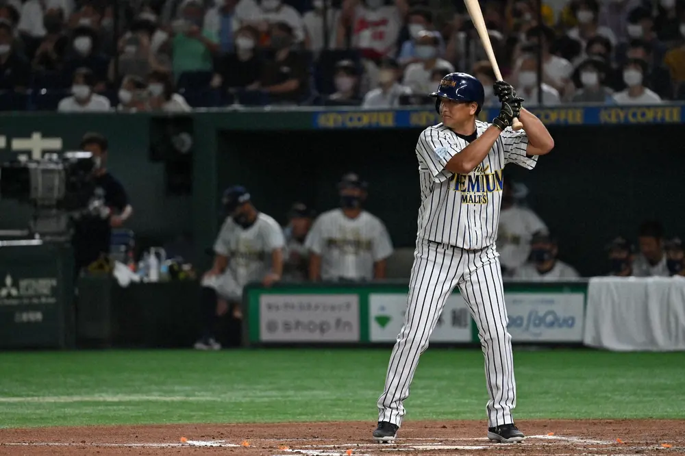 【画像・写真】3年ぶり有観客開催のドリームマッチはモルツ球団の圧勝　8連覇で幕　上原浩治VS高橋由伸も実現