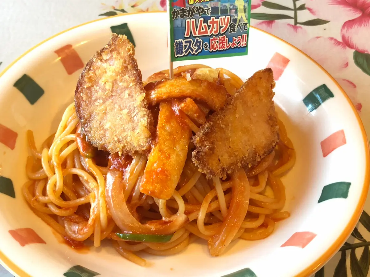 【画像・写真】「きつねナポリタン」販売　きつねダンス鎌スタ初披露に合わせ、千葉・鎌ケ谷のパスタ店「Coca」