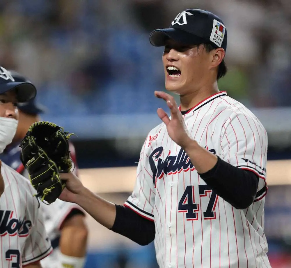 【画像・写真】ヤクルト2連勝!村上が38、39号連発で5打席連続本塁打の日本新記録達成　高橋は7回無失点で7勝目