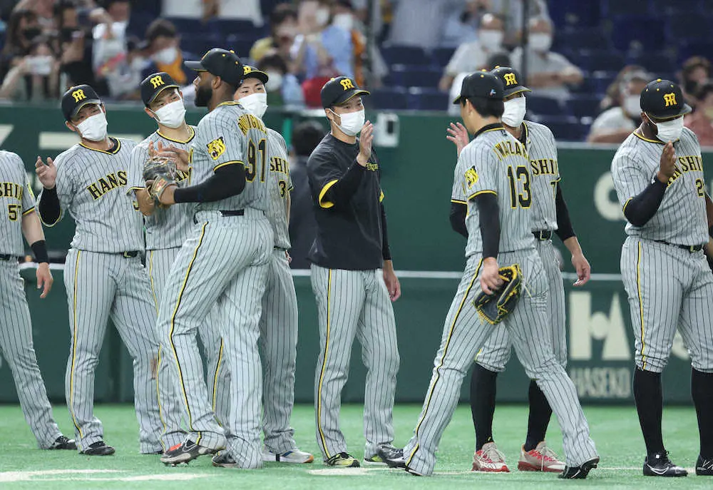 【画像・写真】阪神・青柳　球団先発右腕では68年村山実以来の9連勝で通算50勝「チームが勝っているのがうれしい」
