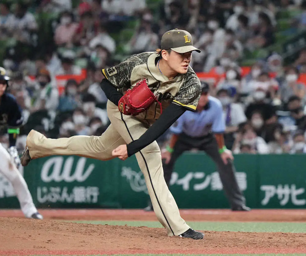 【画像・写真】西武　2番手佐々木がわずか5球で白星　宗を見逃し三振に仕留めて3勝目