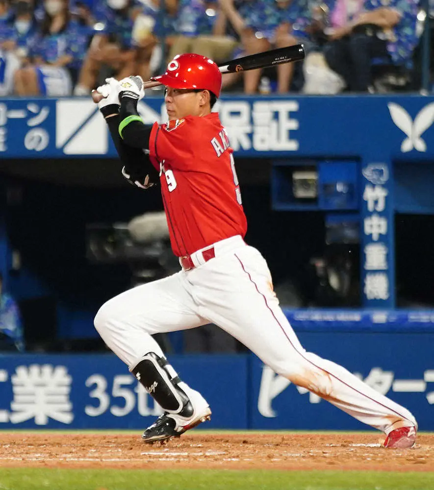 【画像・写真】広島・秋山　2安打で打率・302「終わった時に3割あるかどうか。途中で3割打てる人はいくらでもいる」