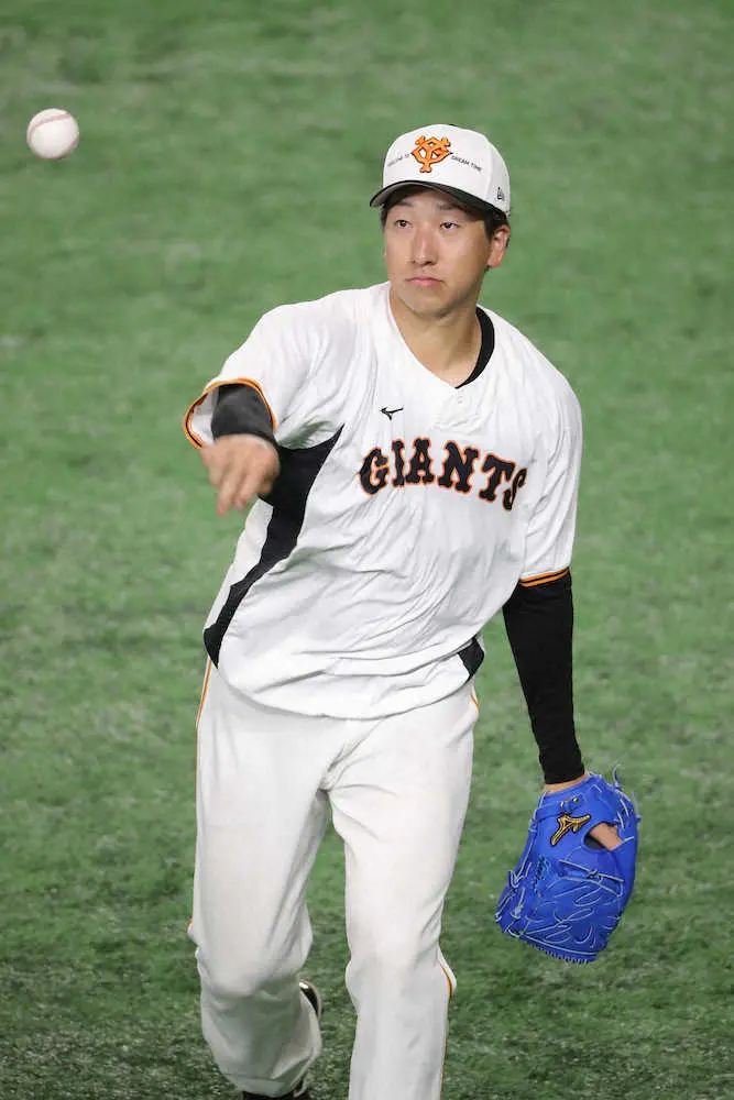 【画像・写真】巨人・大勢、平内らが1軍練習に合流　桑田コーチ「慌てることなく、復帰してもらいたい」