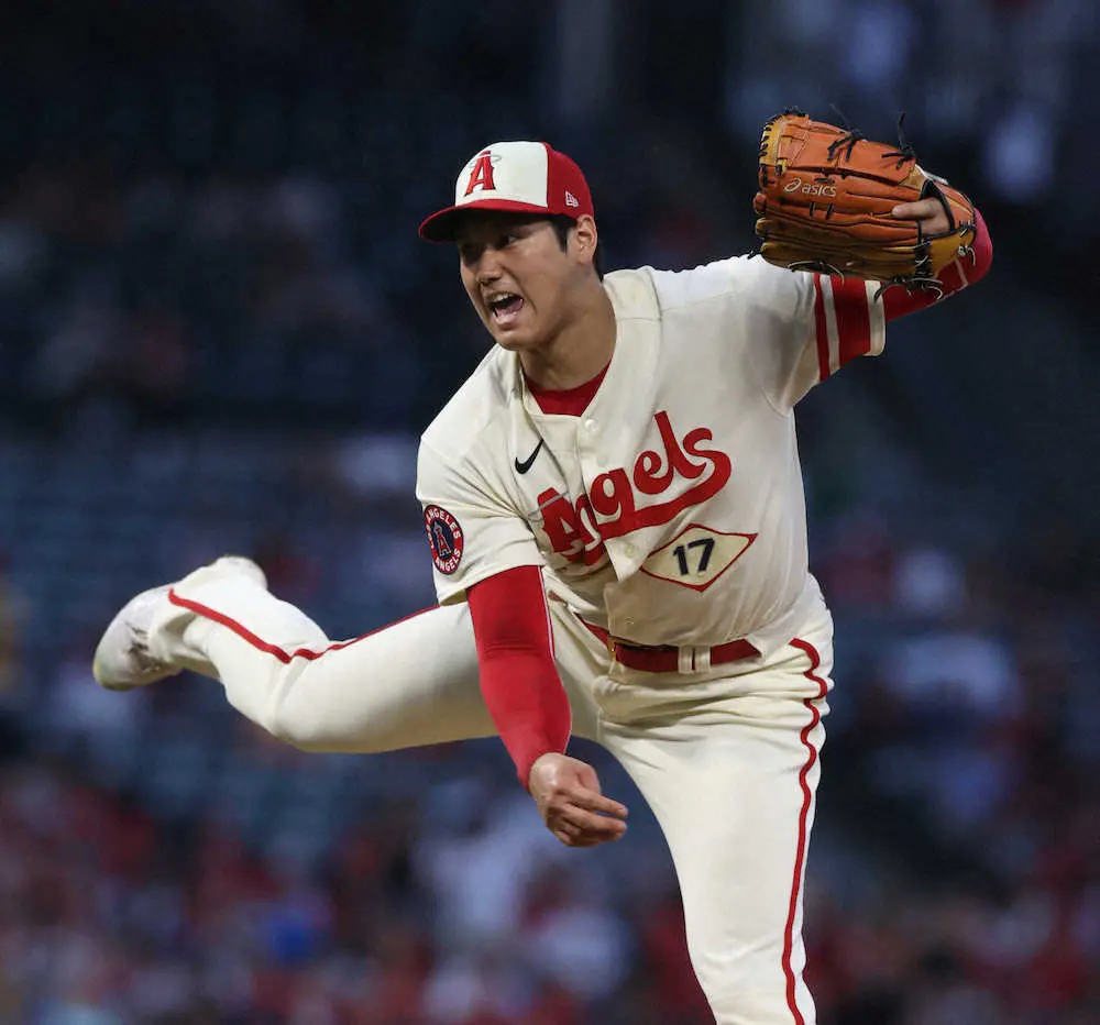 【画像・写真】大谷翔平　99球中61球がスライダー、1点を争う中「感じもよかったし、制球も一番効果的だった」
