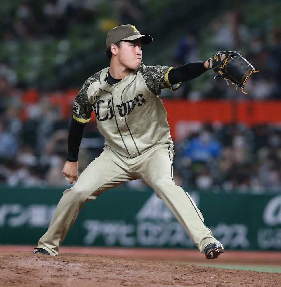 【画像・写真】西武・水上が好リリーフで今季4勝目　新人王候補も「まず優勝したい。優勝に向かって腕を振る」