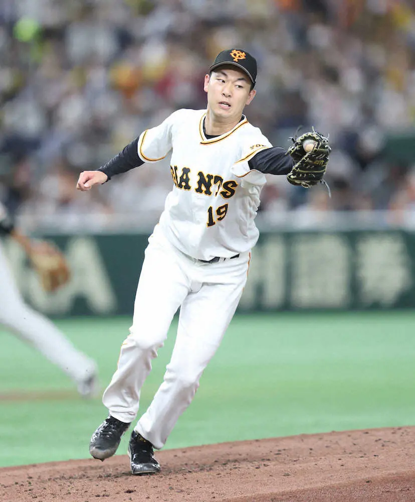 【画像・写真】巨人・山崎伊　自己最長の8回無失点「めちゃくちゃ疲れてます」 原監督も称賛、5回以降走者許さず
