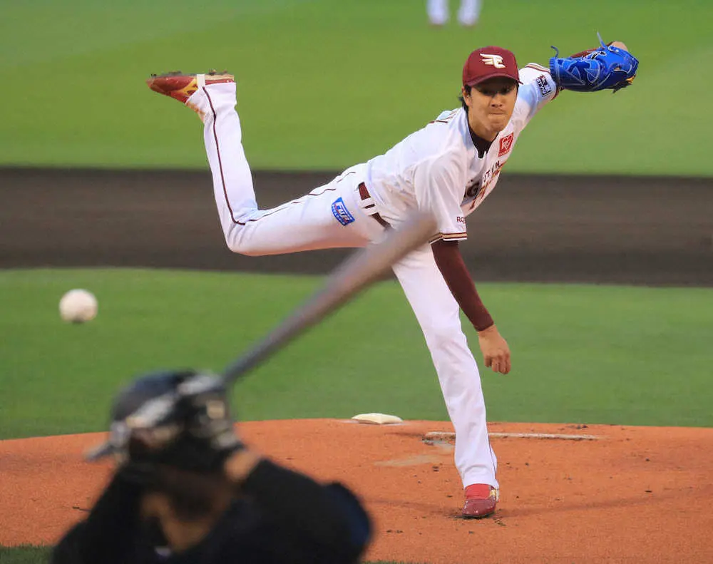 楽天 岸 7回1失点で1カ月ぶり7勝目 大量援護に 本当に助かりました みんなのおかげです スポニチ Sponichi Annex 野球