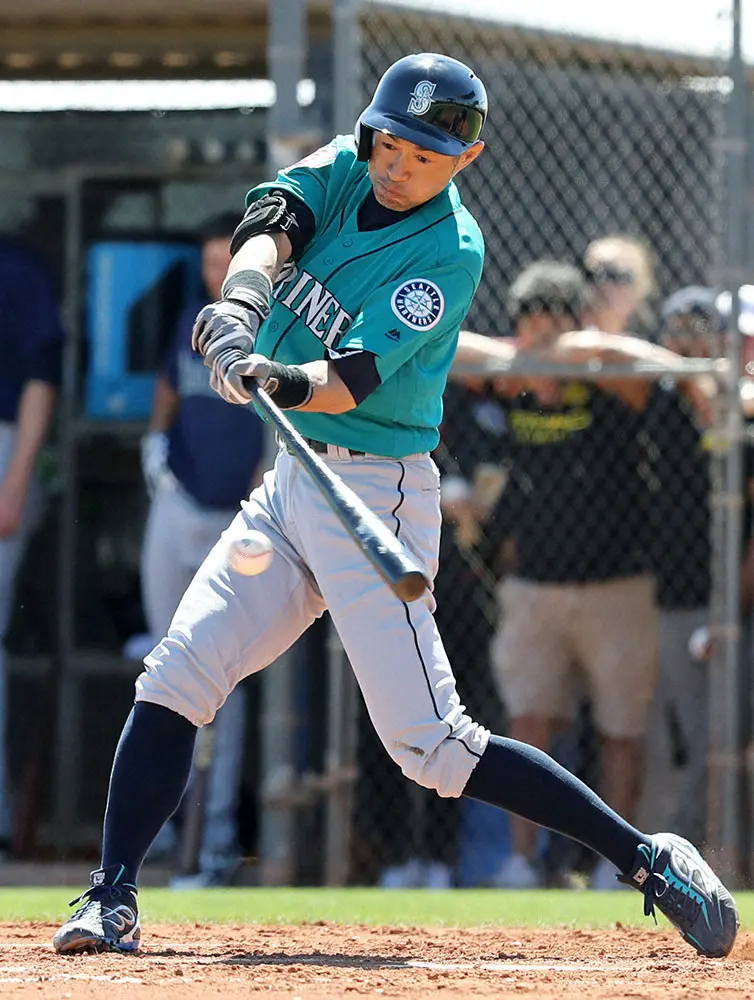 【画像・写真】エンゼルス・大谷　“頬ぷっくり打法”はイチロー氏から継承　息を止め、ためた力を一気に爆発