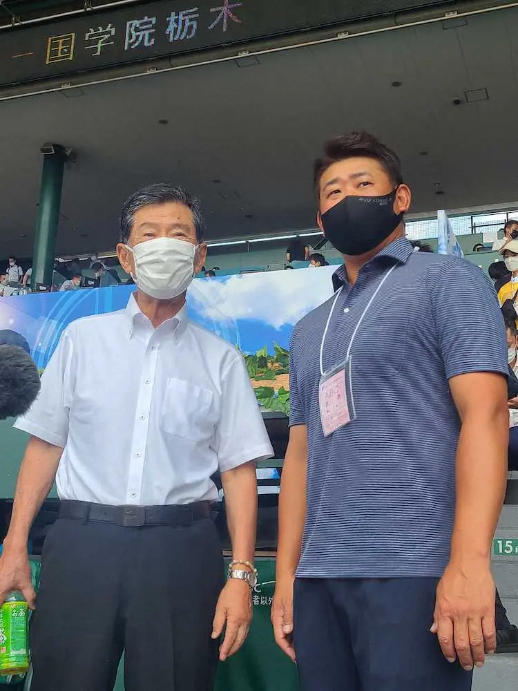 【画像・写真】松坂大輔氏　明日の怪物たちへエール「一生忘れられない時間に」24年ぶり夏の聖地「やっぱり特別」