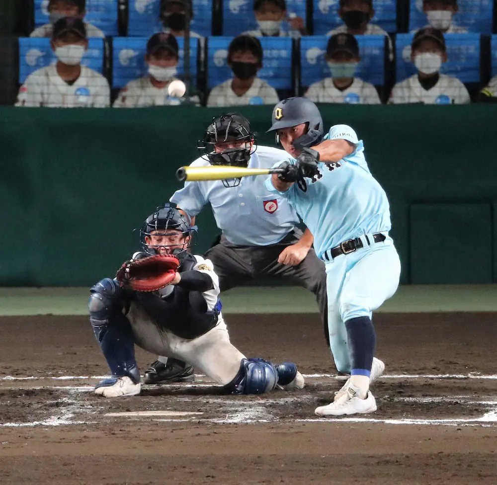 【画像・写真】【甲子園】近江・山田　3者連続3球三振含む8回13K無四球の快投で初戦突破