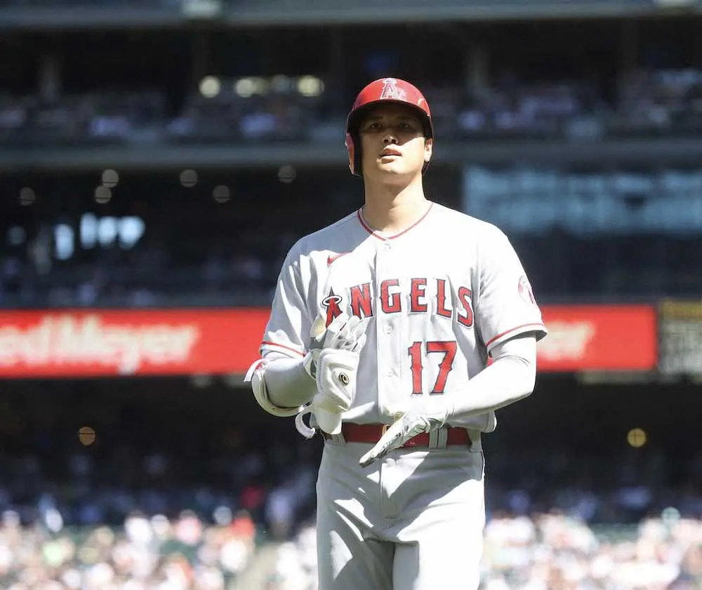 【画像・写真】大谷翔平　4打数無安打　マリナーズとのWヘッダー第1試合　チームは逆転負け