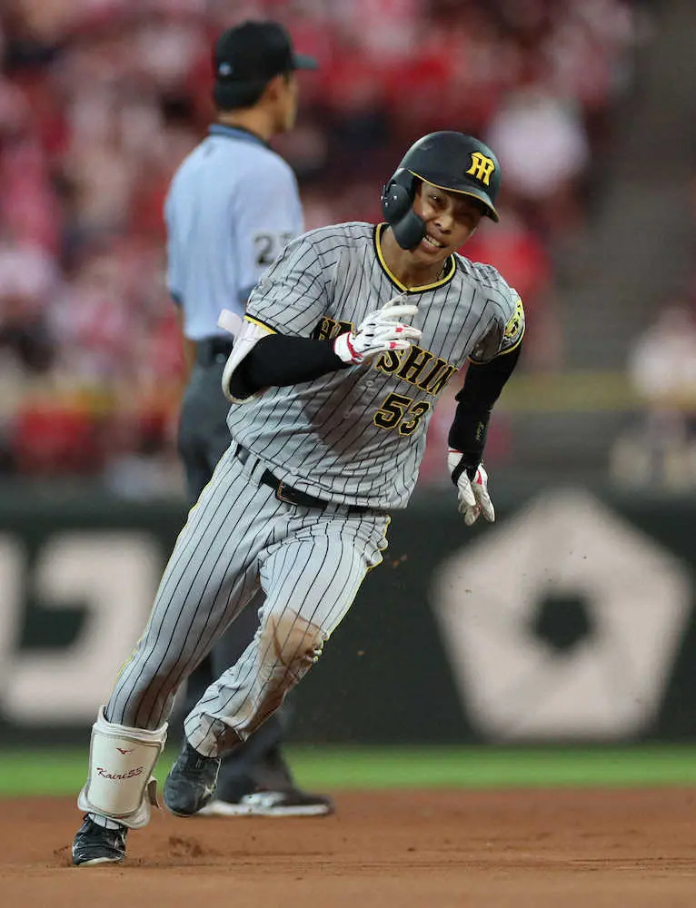 【画像・写真】阪神・島田“うなぎのぼり”3安打　8月打率驚異の・429「また自分の打撃ができるように準備を」