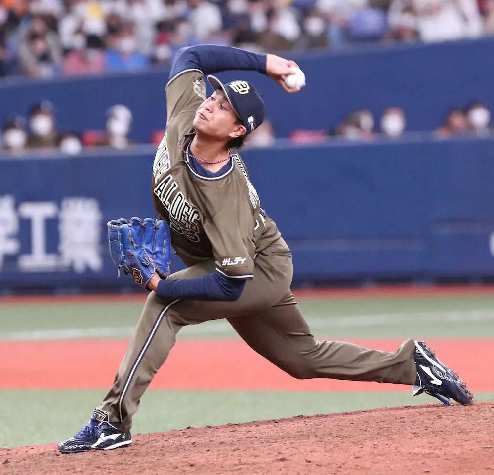 【画像・写真】最速157キロ！鮮やか本拠地デビュー　オリ・宇田川は「勝ちゲームのいいところで」中嶋監督が指名