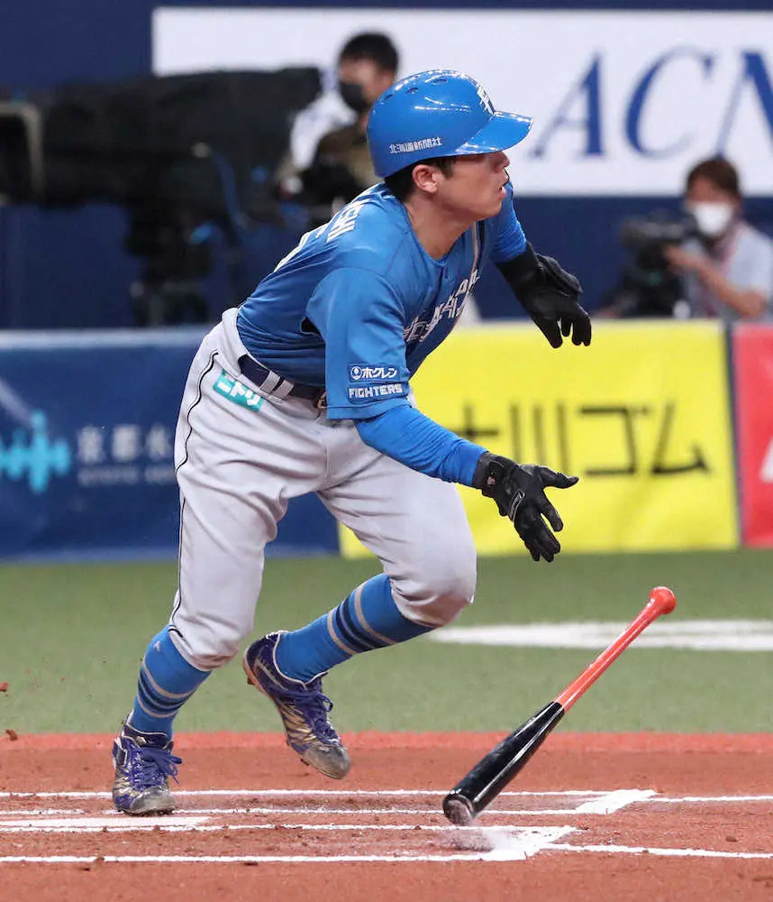 【画像・写真】日本ハム・梅林　観戦した母の前でプロ初打点「かあさん、おれ打ったよ！」