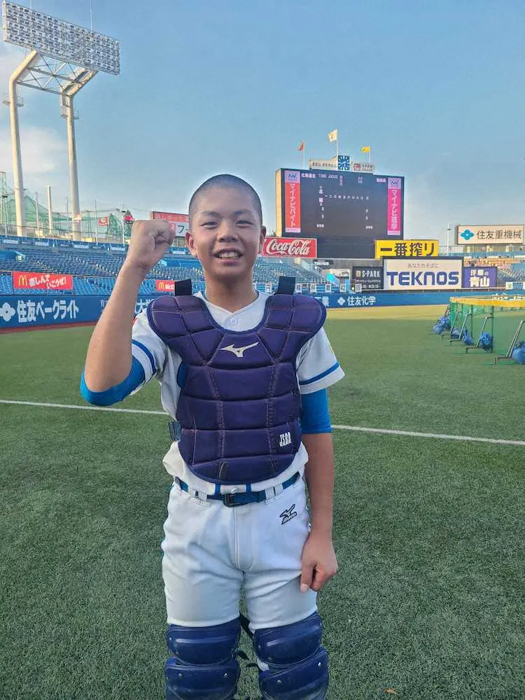 【画像・写真】中条ブルーインパルス・服部主将が2発3打点　投げても3回1失点4K