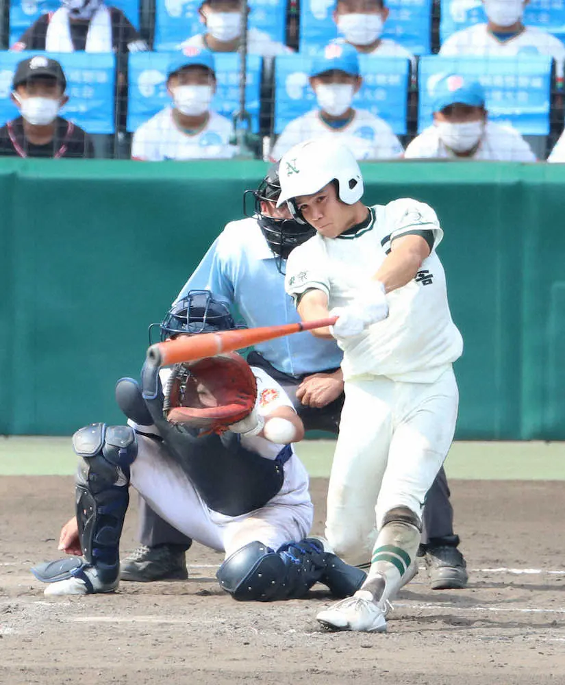 【画像・写真】二松学舎大付　聖地初戦は5戦5勝！沖縄出身・親富祖が“ちむどんどんサヨナラ打”
