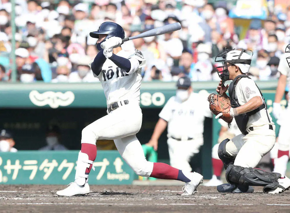 【画像・写真】【甲子園】春王者がじわじわ反撃！大阪桐蔭が7回に勝ち越し　3点差はねのける