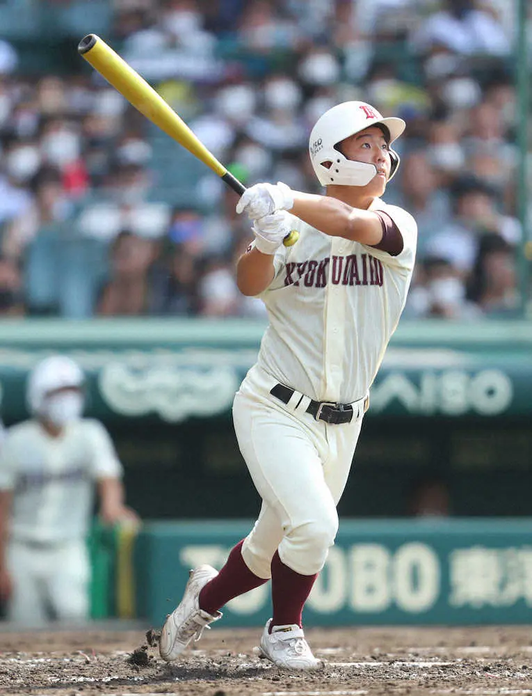 【画像・写真】【甲子園】旭川大高・藤田大輝　2ラン含む4安打で“絶対王者”の大阪桐蔭苦しめ「一生の思い出」
