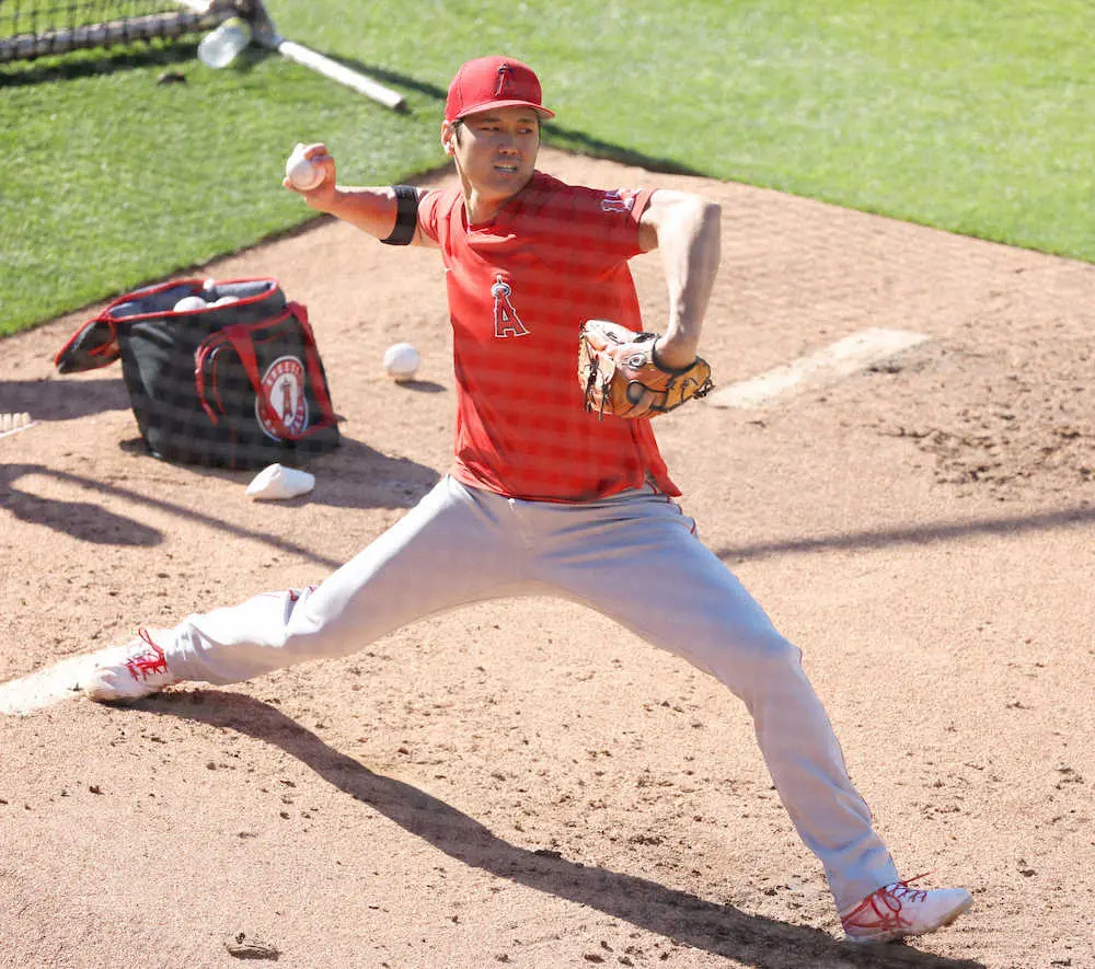 【画像・写真】エンゼルス・大谷、今季4度目欠場　104年ぶり「2桁勝利＆2桁本塁打」へ4度目の正直