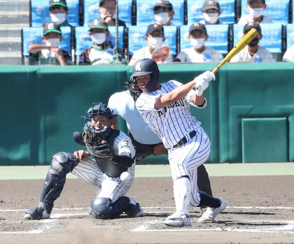 【画像・写真】【甲子園】九州国際大付・野田主将　女房役に“専念”「打たせて取れた。きょうの香西は完ぺき」