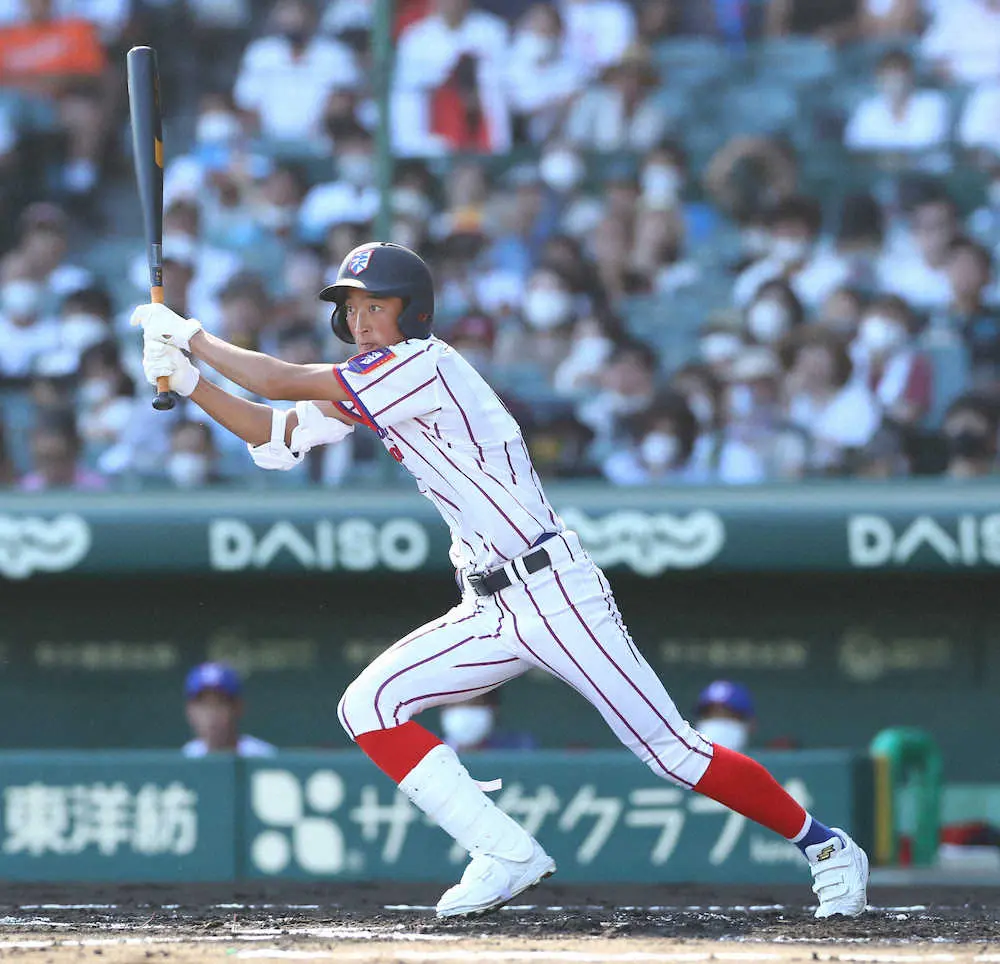 【画像・写真】【甲子園】下関国際　富島を下して4年ぶりの聖地勝利!!　4安打の赤瀬「打線がつながった」
