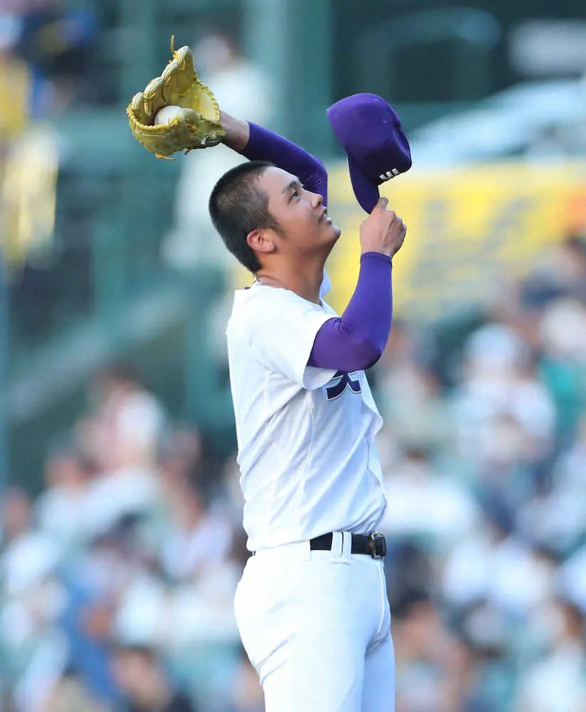 【画像・写真】【甲子園】天理　打線が相手右腕を攻略できず春夏通算80勝はお預け　戸井零士は好機で凡退に涙止まらず