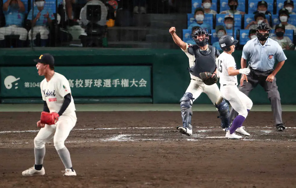 【画像・写真】【甲子園】海星が46年ぶり夏2勝　背番号11・向井が好投しエース・宮原も好救援