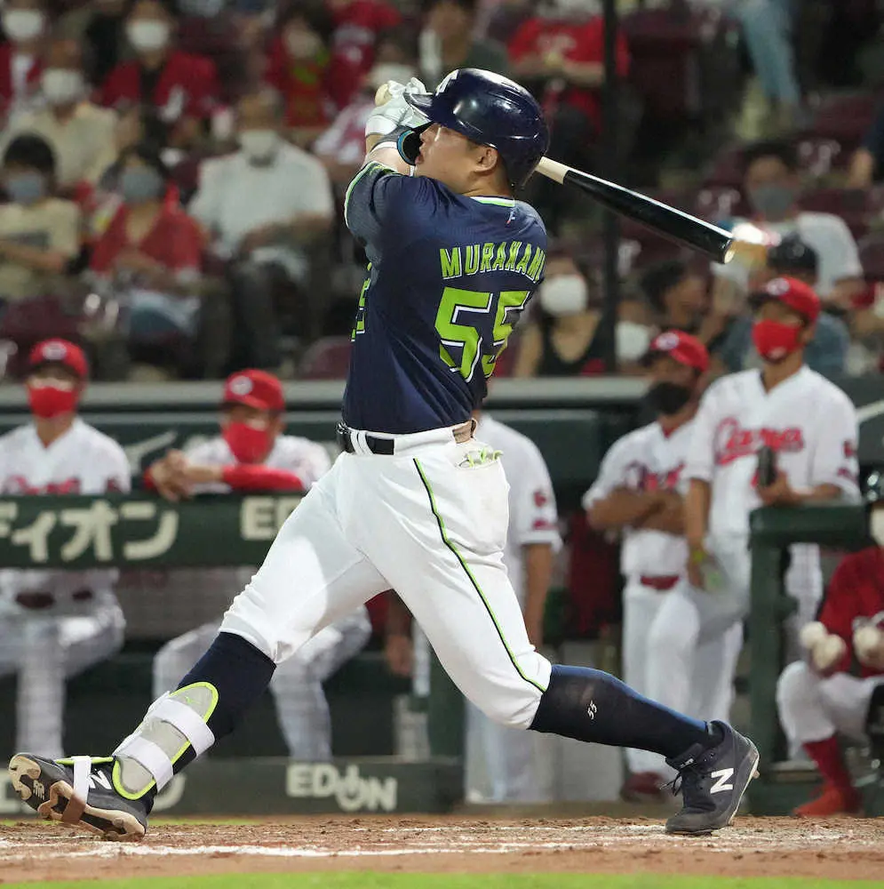 【画像・写真】ヤクルト・村上「素直にうれしい」王＆秋山越え22歳最年少40号！5打席連発に続きまた歴史つくった