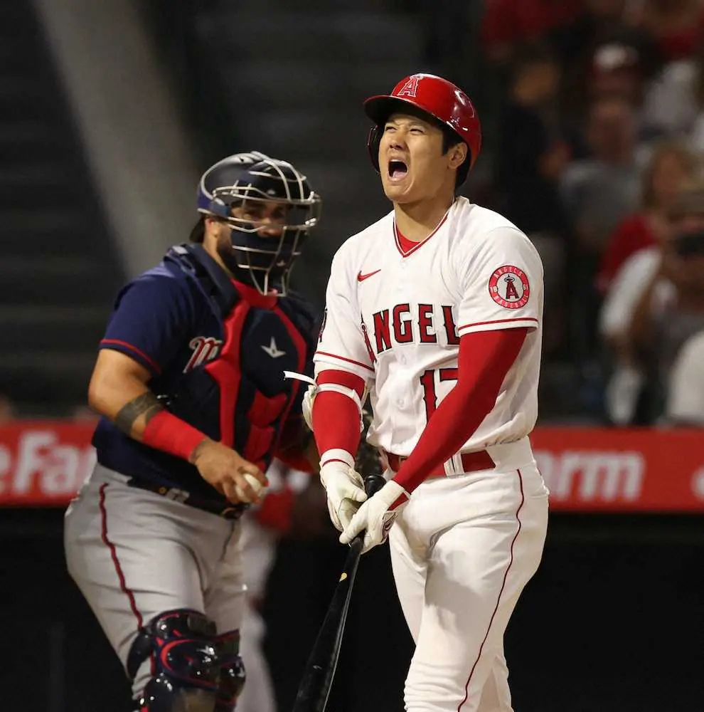 【画像・写真】大谷翔平　4試合ぶりノーヒット　侍ジャパン・栗山監督が見守る中　エンゼルス4連勝ならず