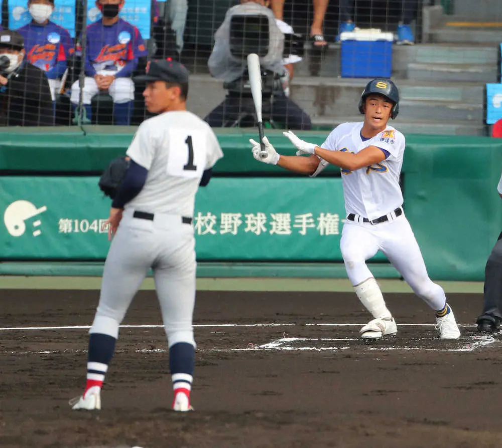 【画像・写真】【甲子園】聖光学院わずか3球で先制　横浜戦で1～3番打者全員が鮮やか初球攻撃