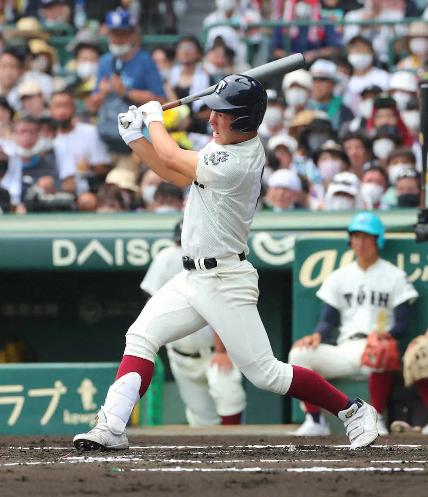 【画像・写真】【甲子園】大阪桐蔭　4番・丸山、5番・海老根の中軸で2点を先制　先発・前田を援護