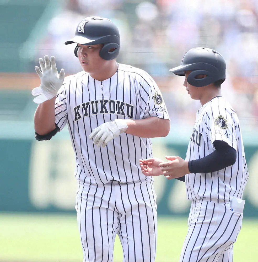 【画像・写真】【甲子園】“2年生BIG4”の1人・九州国際大付の佐倉　高校通算66発・浅野は「お手本になる選手」